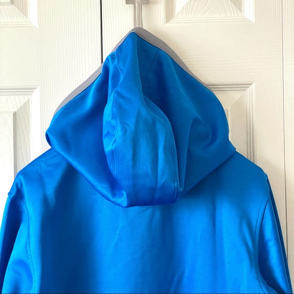 3/$30 Adidas Blue Full-Zip Hoodie - Picture 6 of 9